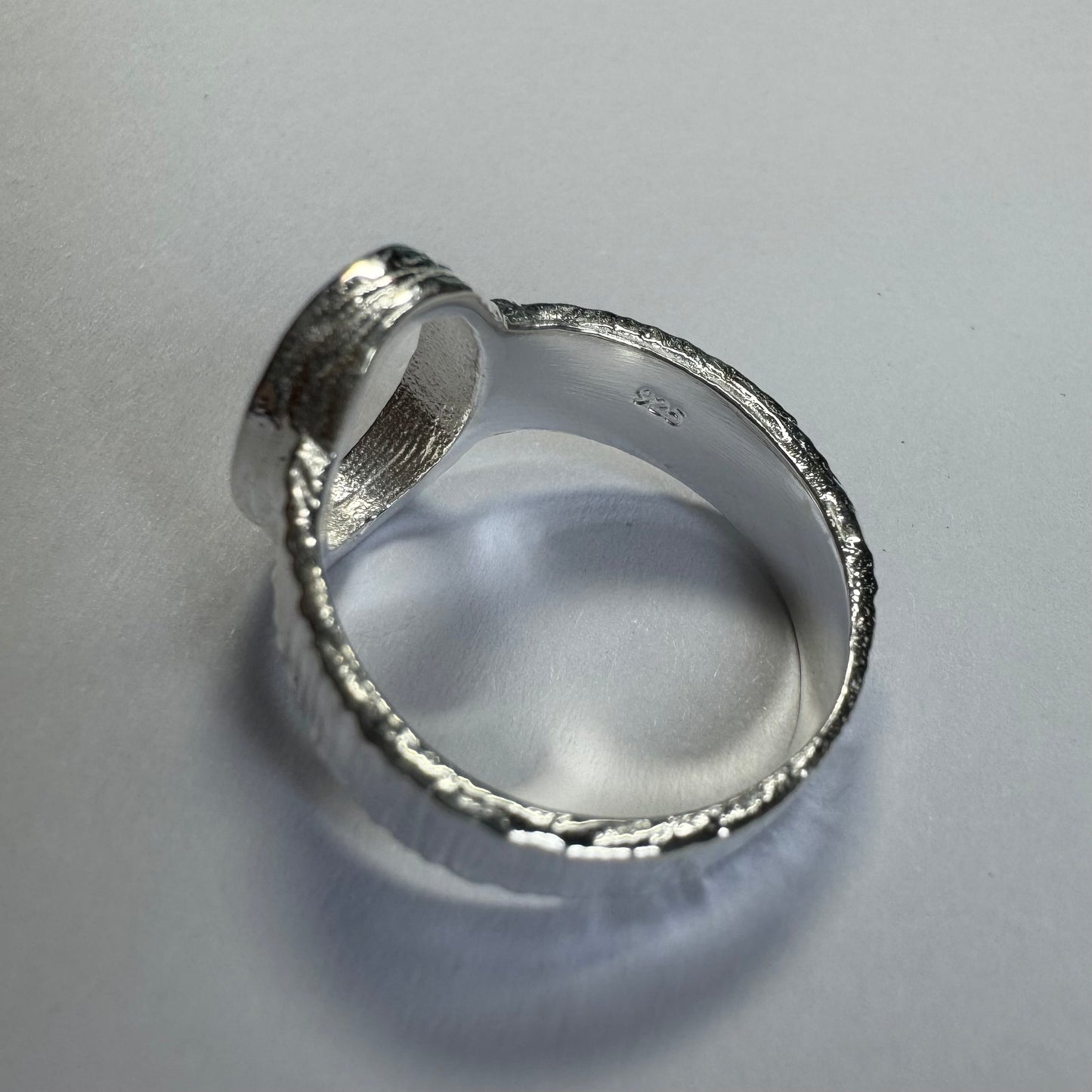 925 Sterling Silver Bezel Set Ring Size 8-Bird Jewellery Settings