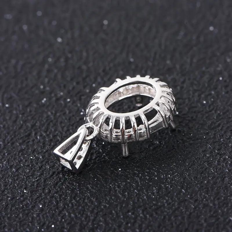 925 Sterling Silver and Cubic Zirconia Pendant-Bird Jewellery Settings