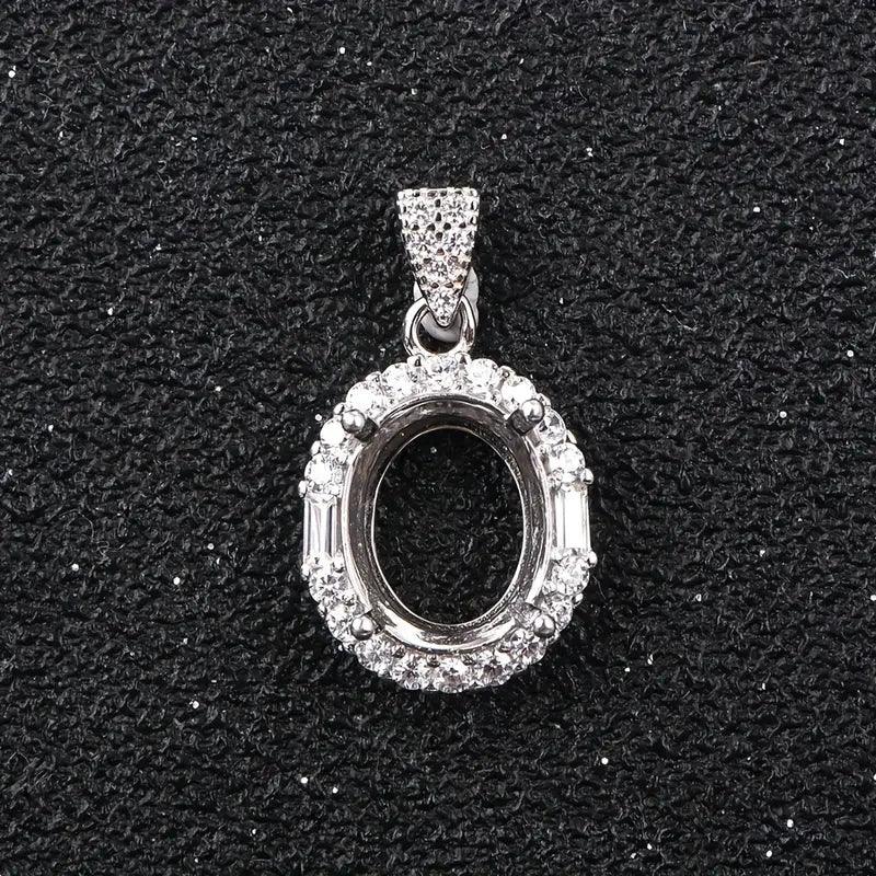 925 Sterling Silver and Cubic Zirconia Pendant-Bird Jewellery Settings