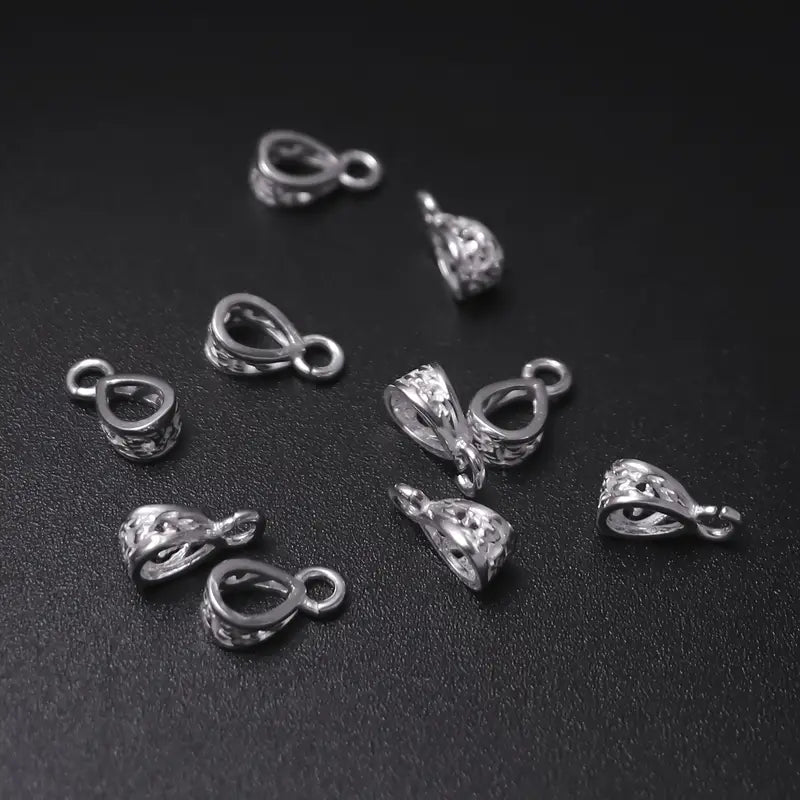 925 Sterling Silver Open Loop Fancy Bail
