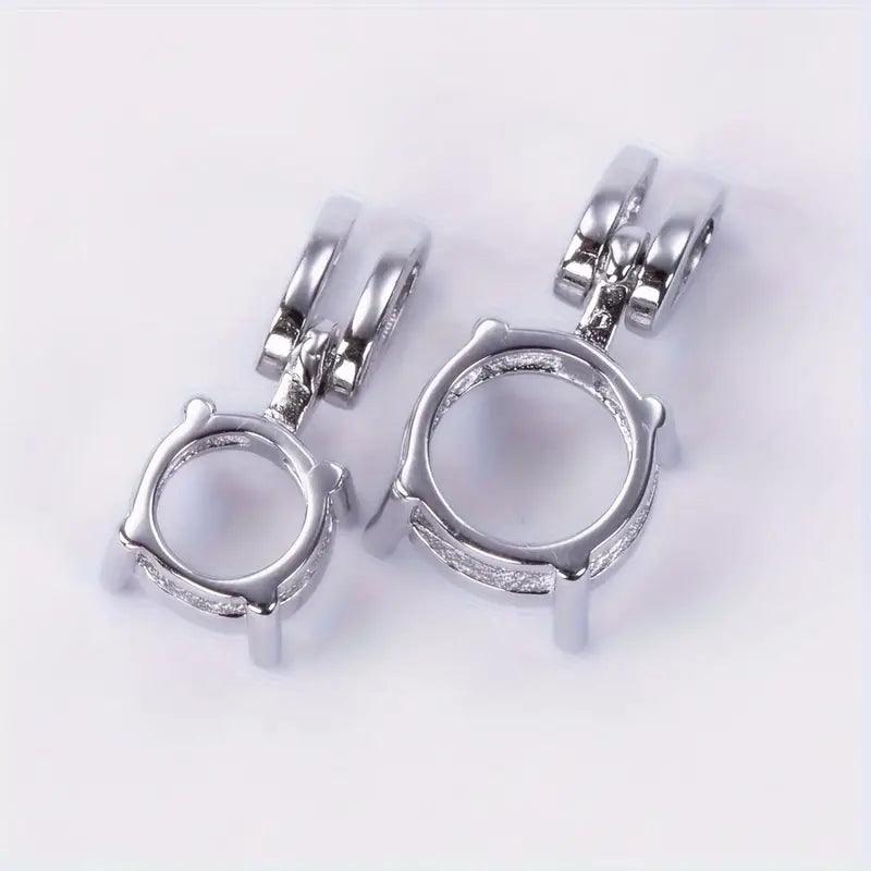 925 Sterling Silver Flex Rabbit Ear Pendant-Bird Jewellery Settings