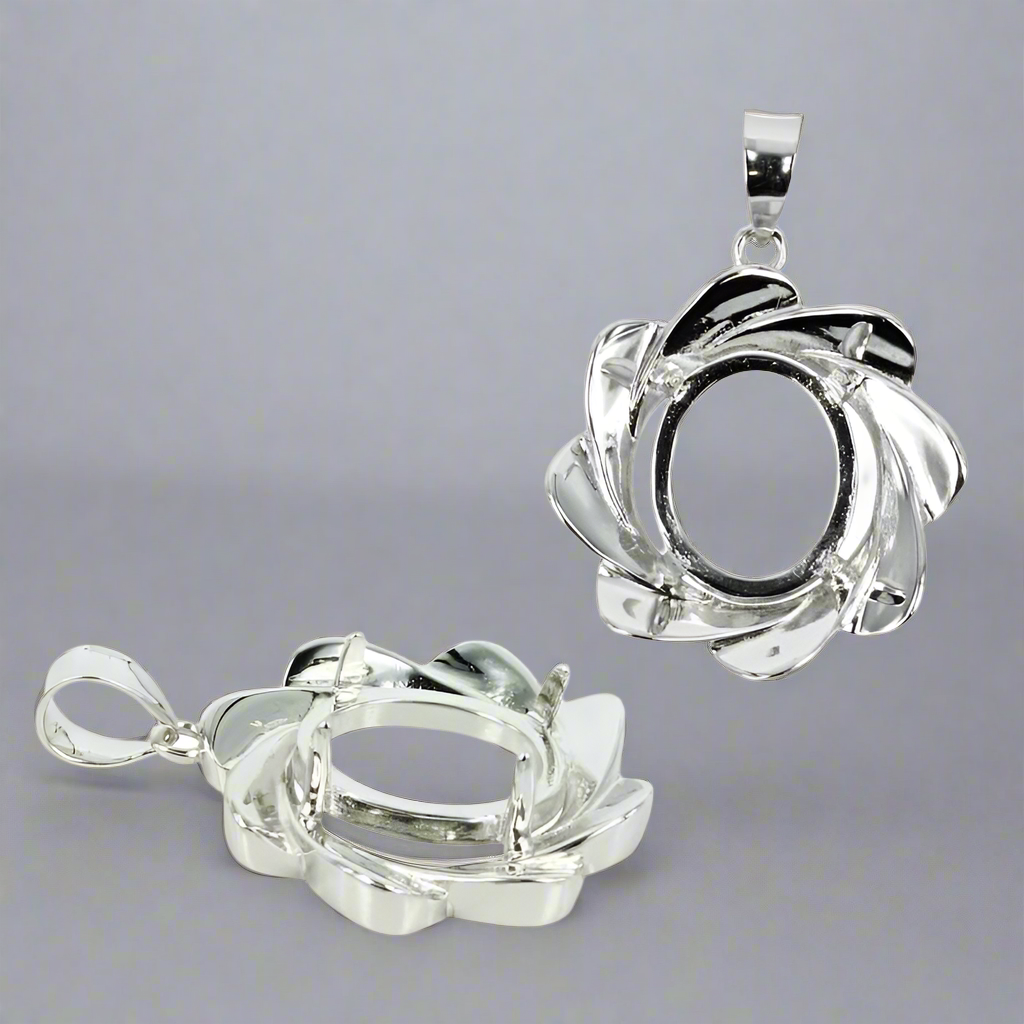 925 Sterling Silver Pendant-Bird Jewellery Settings