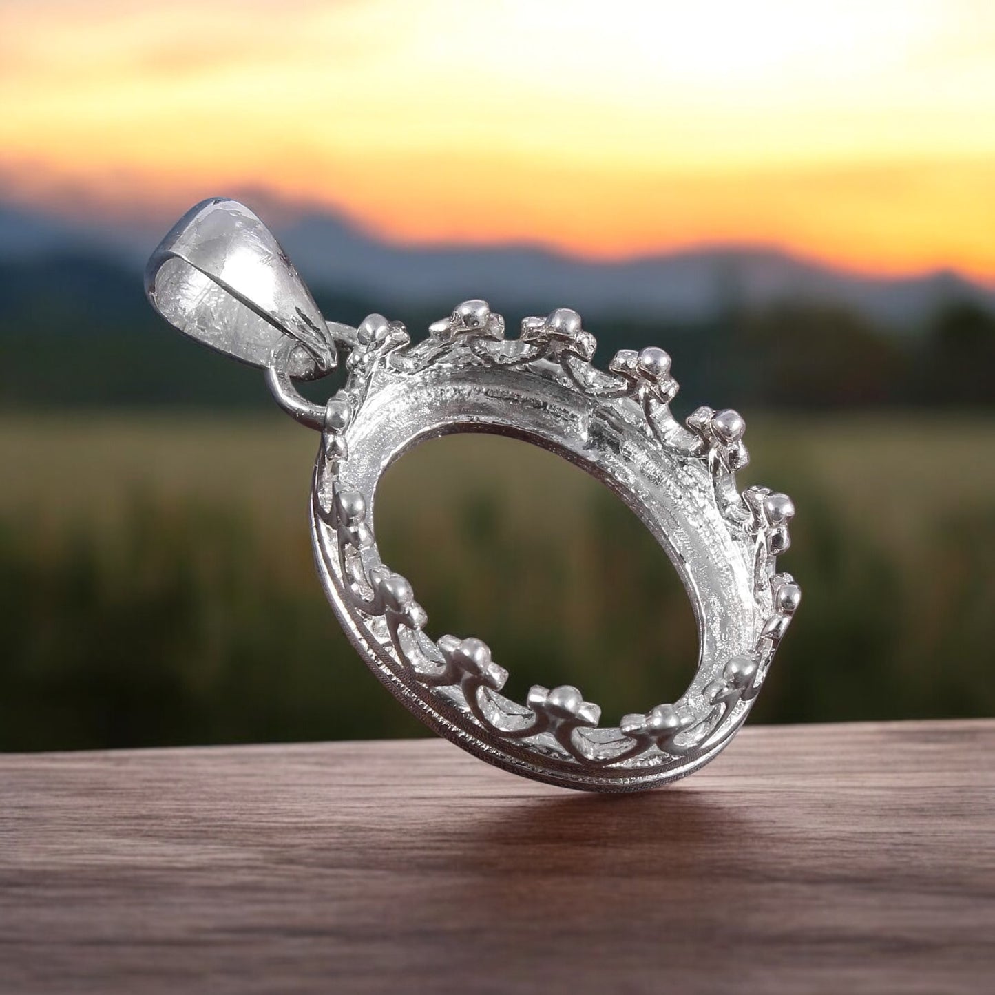 925 Sterling Silver Pendant-Bird Jewellery Settings