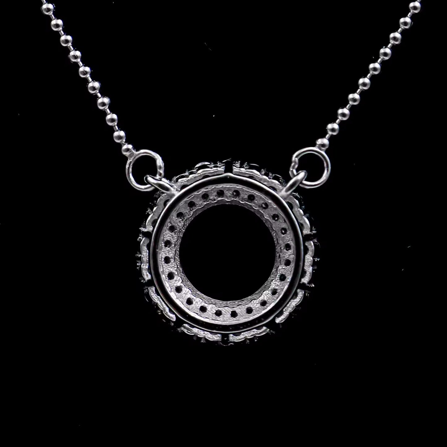 925 Sterling Silver and Cubic Zirconia Pendant Necklace