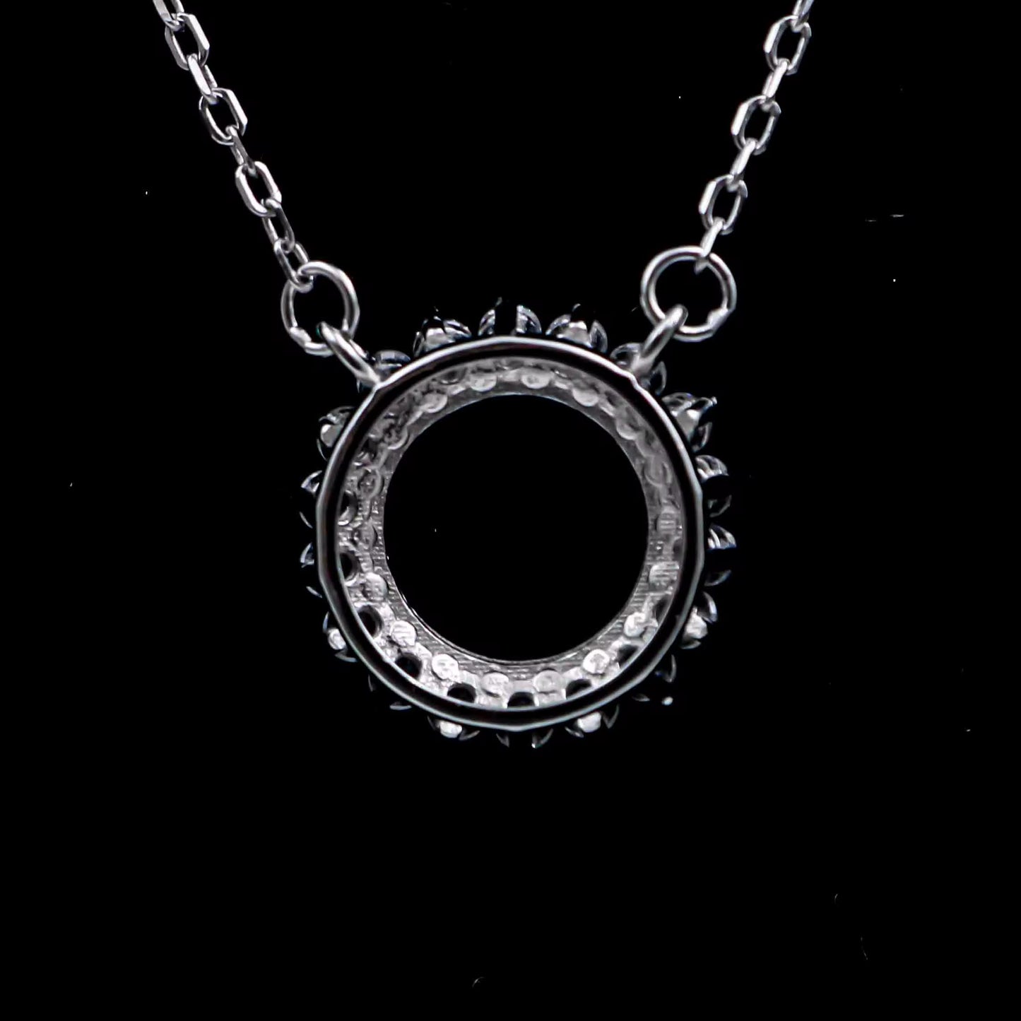 925 Sterling Silver and Cubic Zirconia Necklace