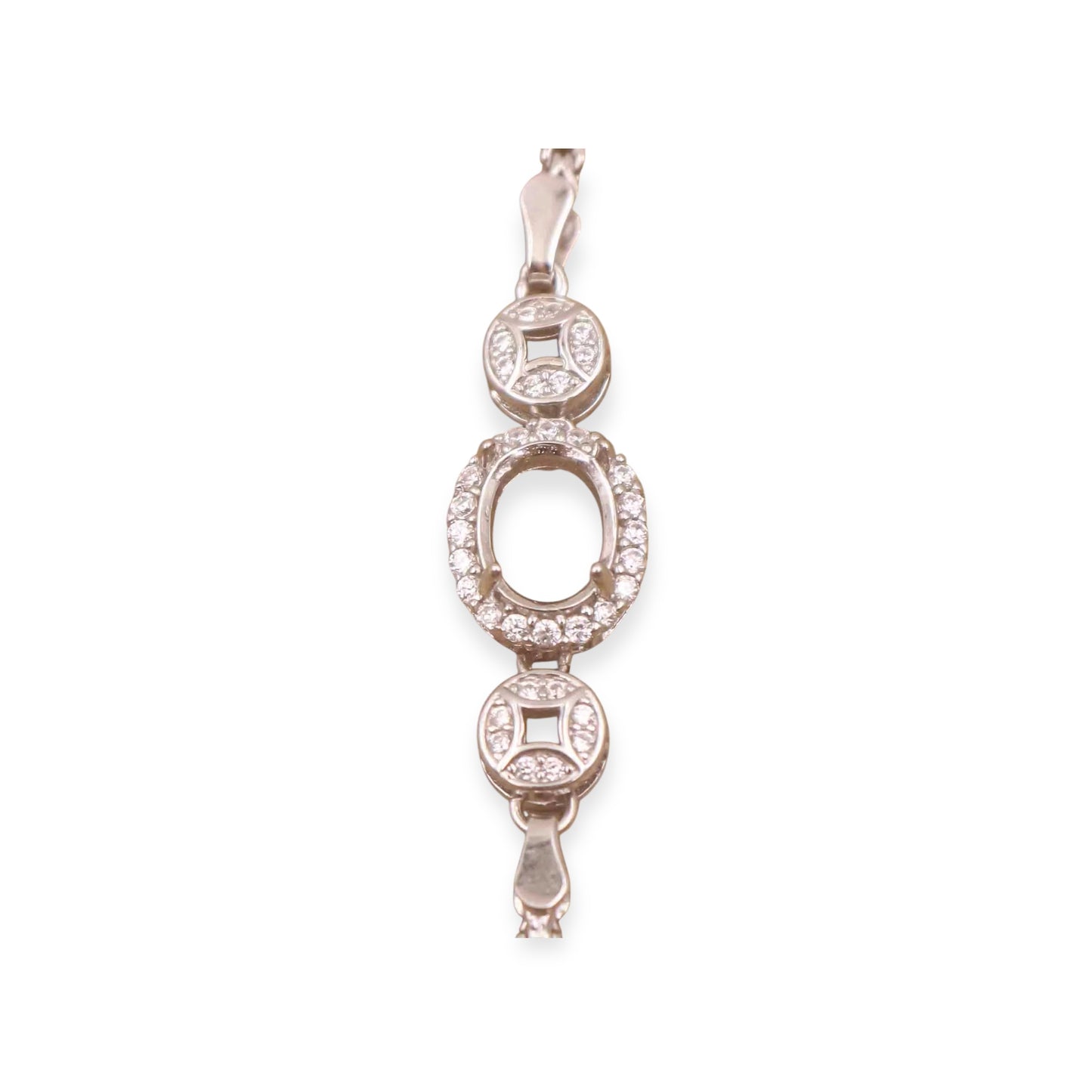 925 Sterling Silver and Cubic Zirconia Bracelet