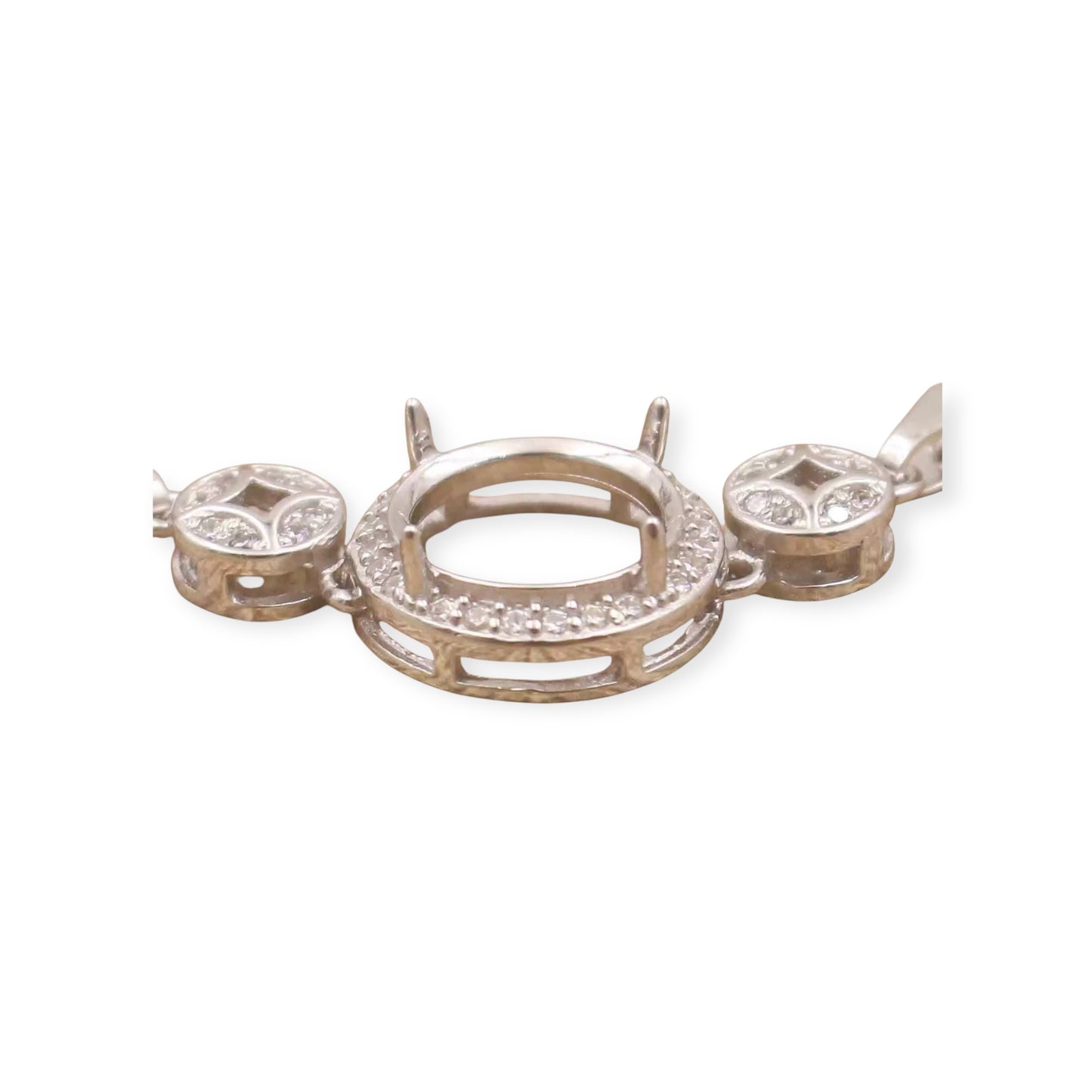 925 Sterling Silver and Cubic Zirconia Bracelet