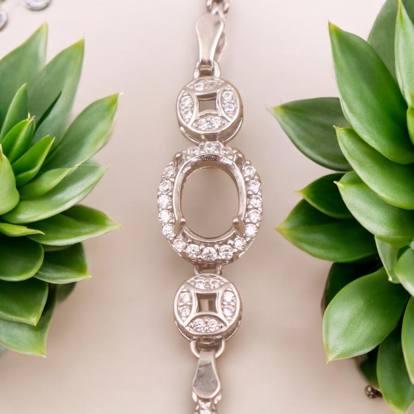 925 Sterling Silver and Cubic Zirconia Bracelet