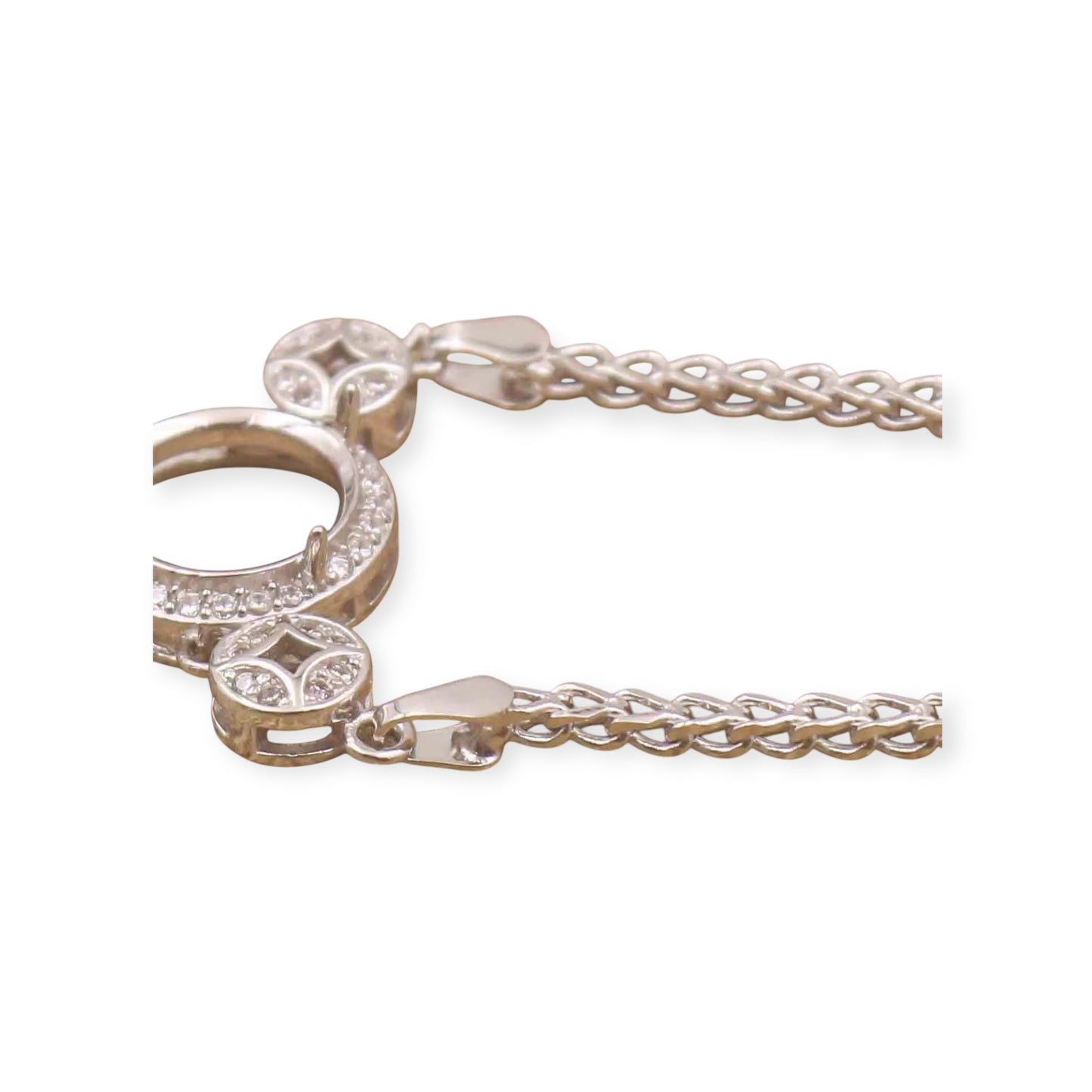 925 Sterling Silver and Cubic Zirconia Bracelet