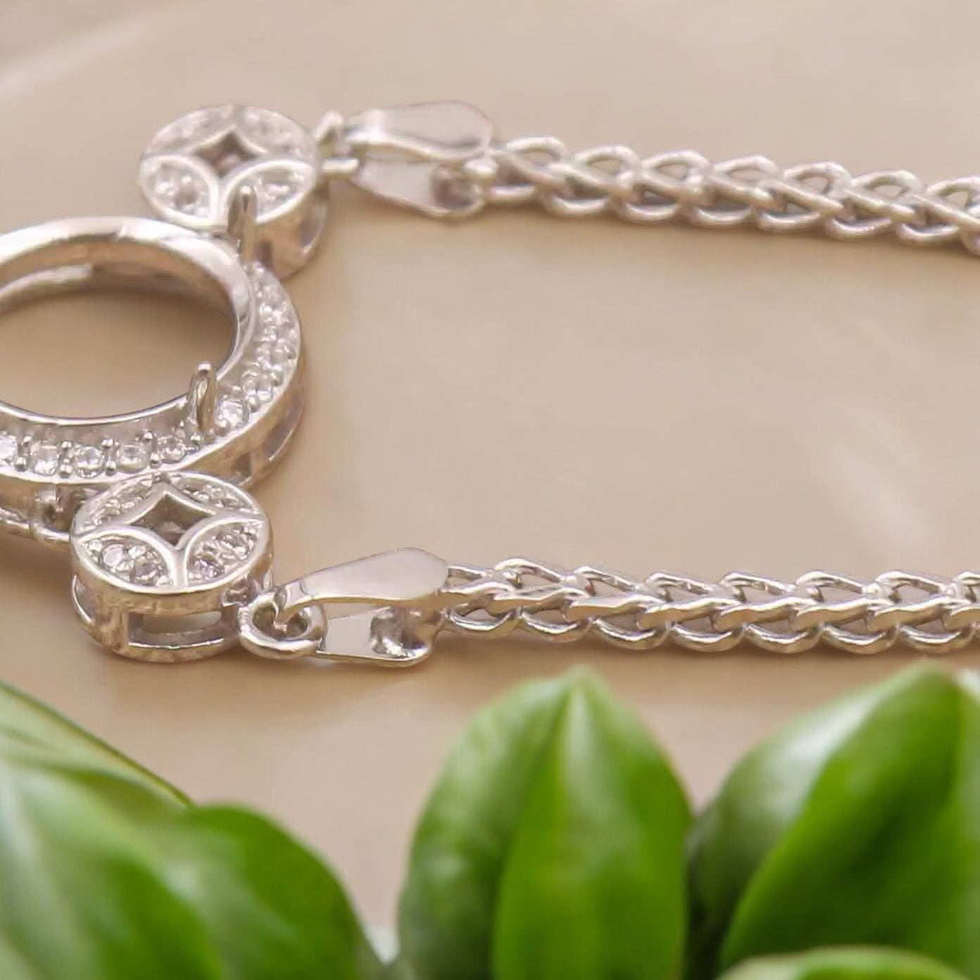 925 Sterling Silver and Cubic Zirconia Bracelet