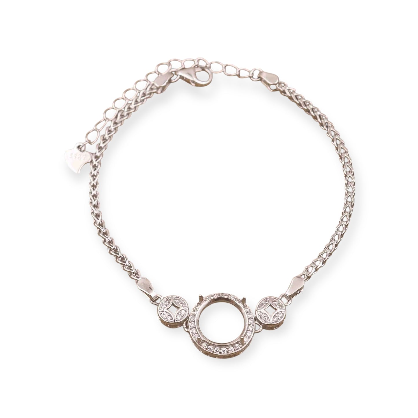 925 Sterling Silver and Cubic Zirconia Bracelet