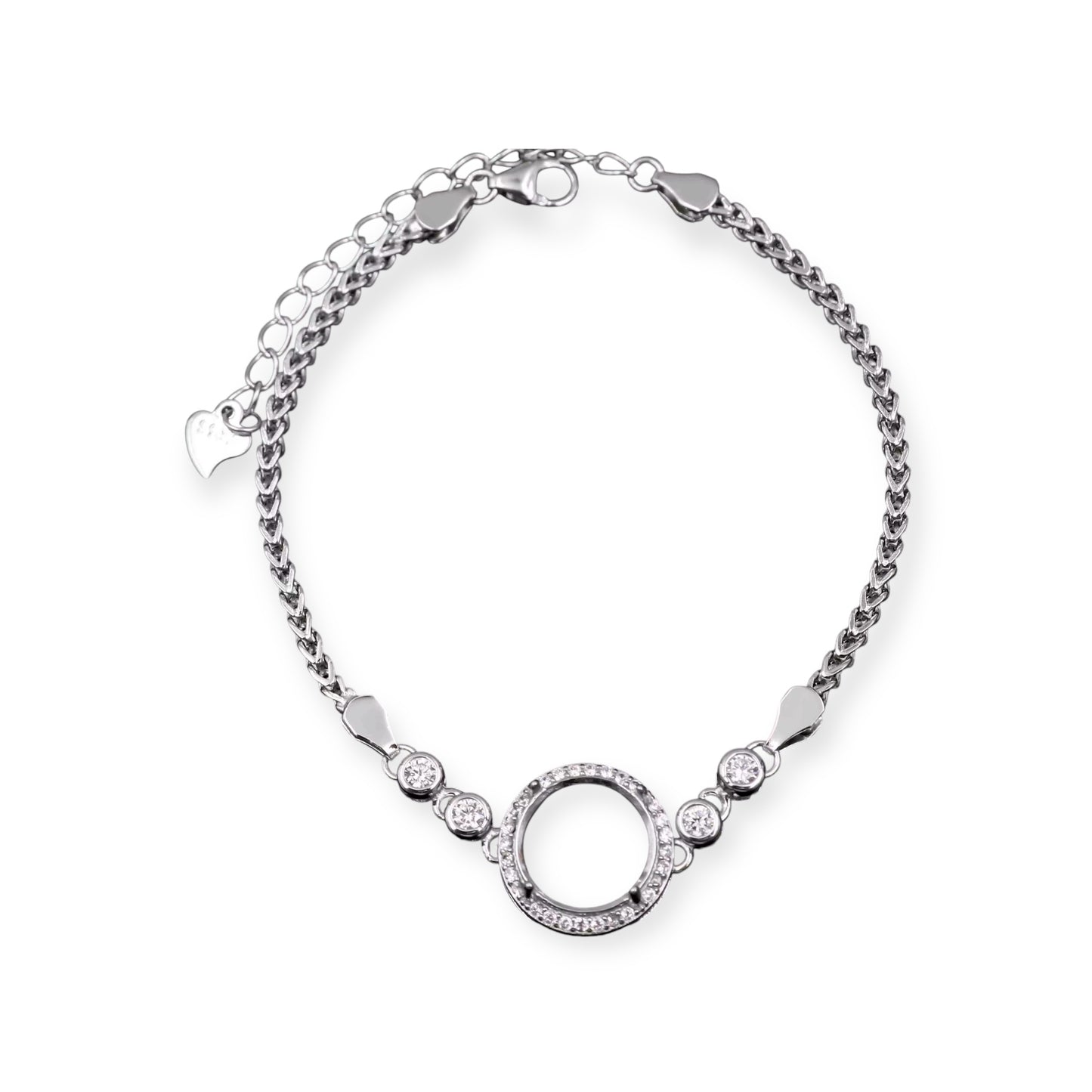 925 Sterling Silver and Cubic Zirconia Bracelet