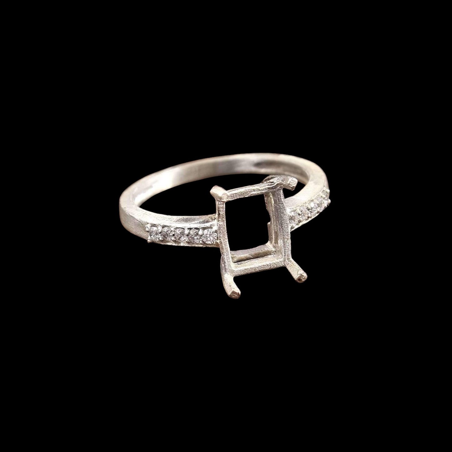 925 Sterling Silver and Cubic Zirconia Ring-Bird Jewellery Settings
