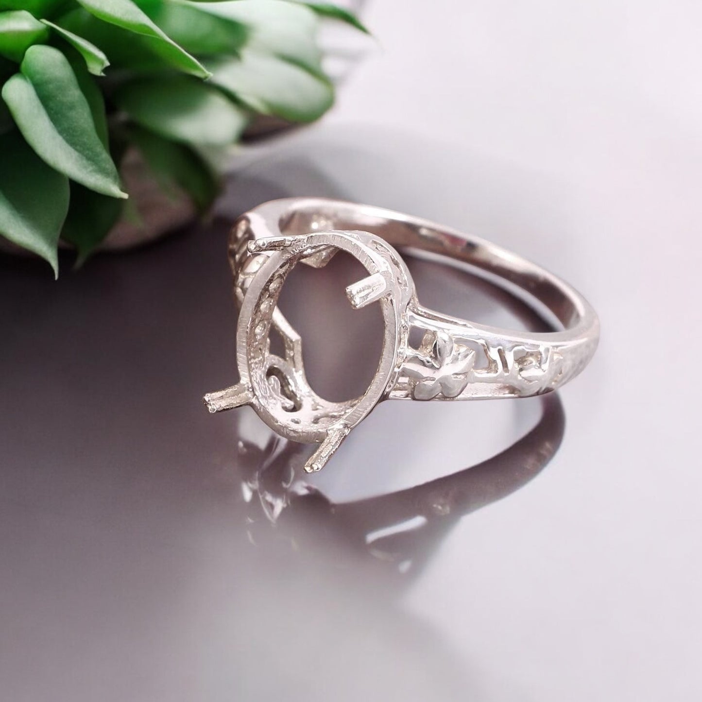 925 Sterling Silver Ring-Bird Jewellery Settings