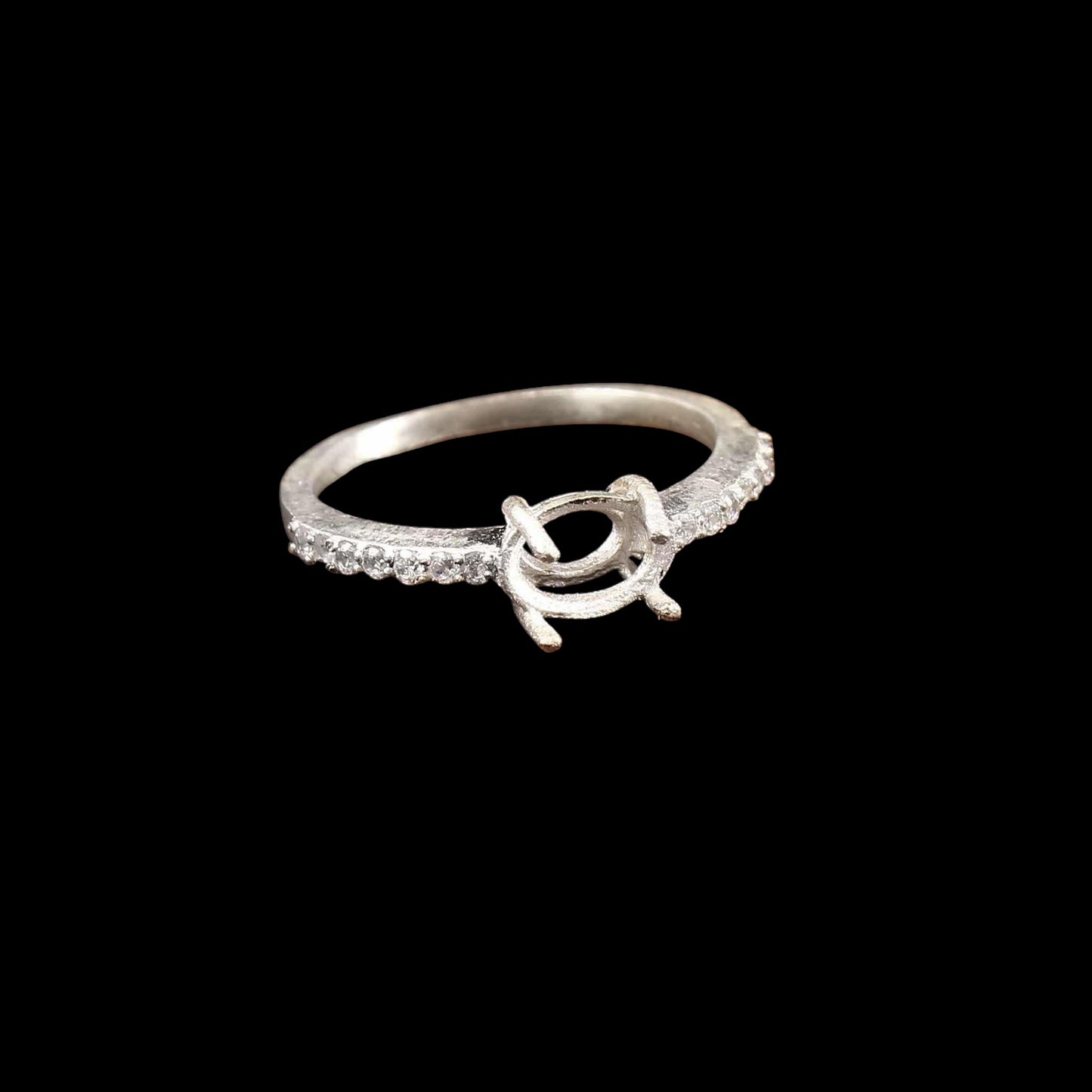 925 Sterling Silver and Cubic Zirconia Ring-Bird Jewellery Settings