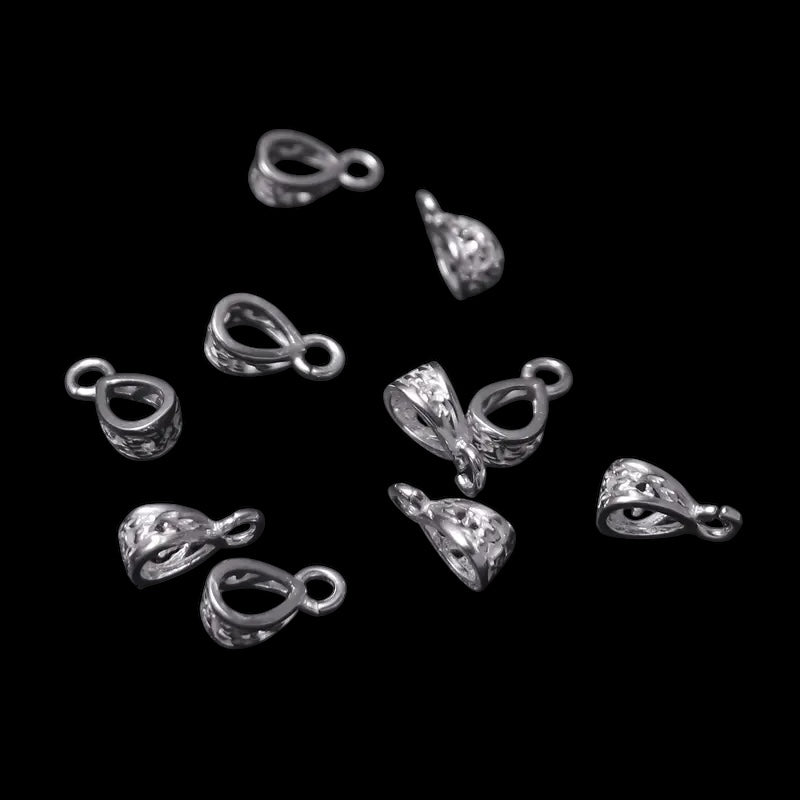 925 Sterling Silver Open Loop Fancy Bail