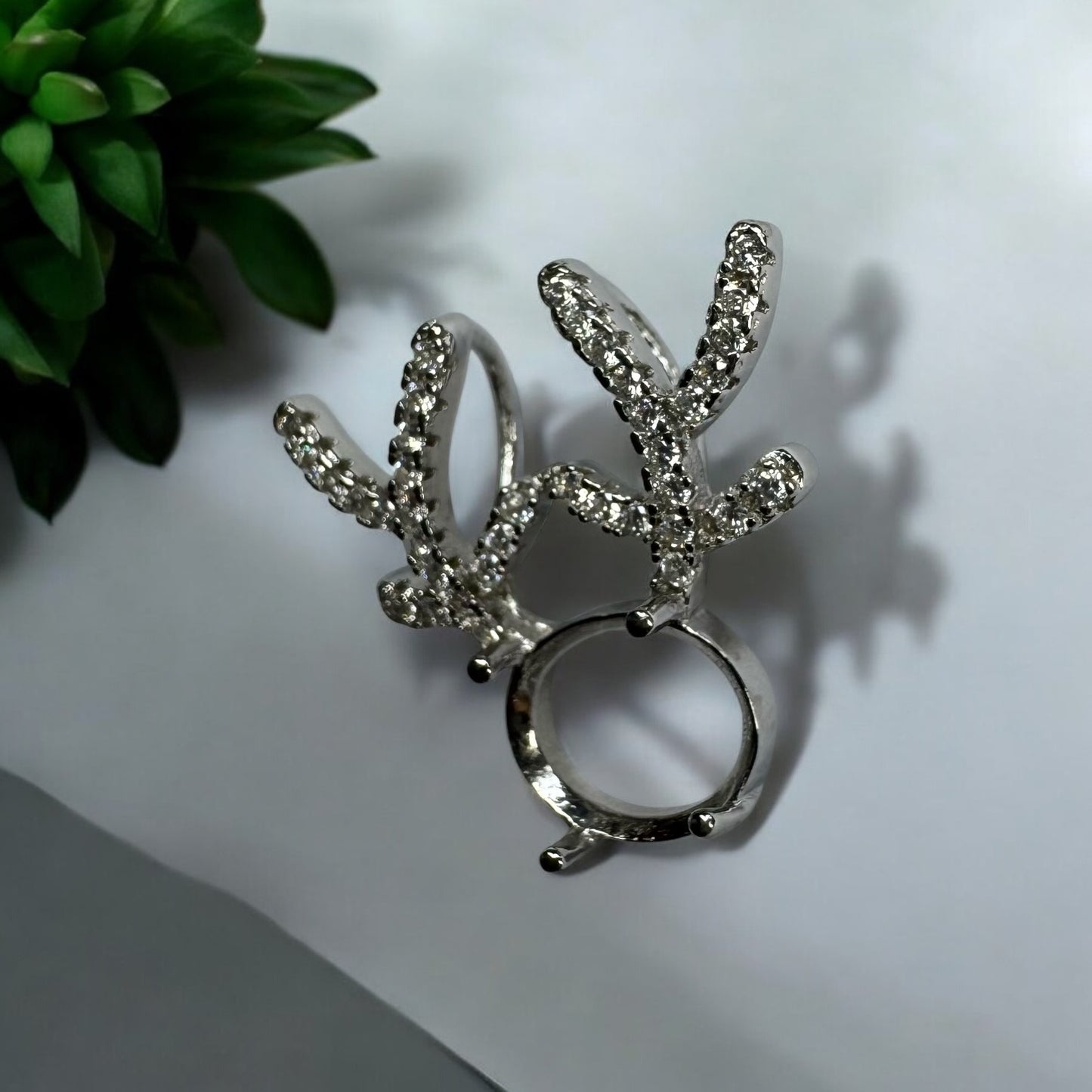 925 Sterling Silver and Cubic Zirconia Pendant