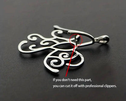 925 Sterling Silver Freeform Wrap Pendant - Bird Jewellery Settings