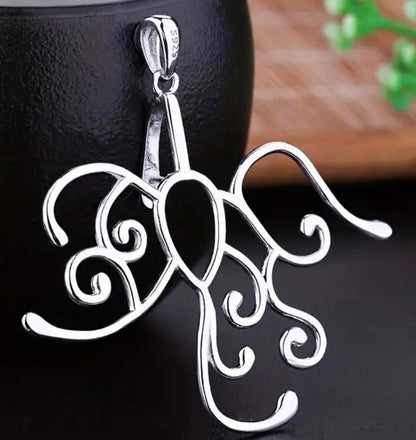 925 Sterling Silver Freeform Wrap Pendant - Bird Jewellery Settings