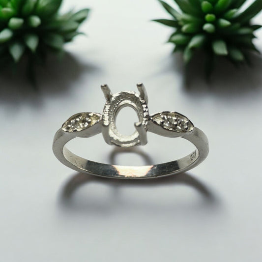 925 Sterling Silver Ring Size 7.5-Bird Jewellery Settings