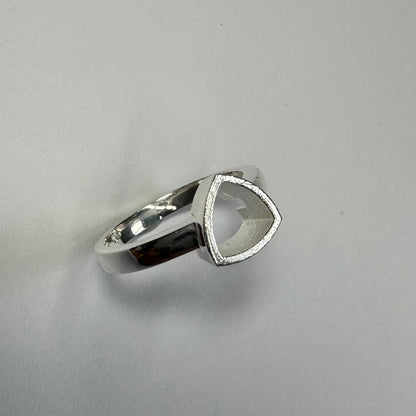 925 Sterling Silver Bezel Set Ring