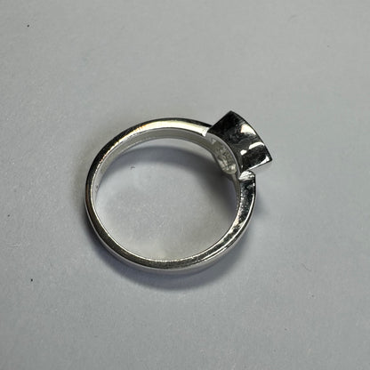 925 Sterling Silver Bezel Set Ring