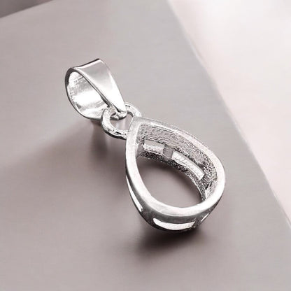 925 Sterling Silver Bezel Set Pendant