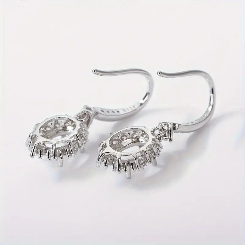 925 Sterling Silver and Cubic Zirconia Earrings - Bird Jewellery Settings