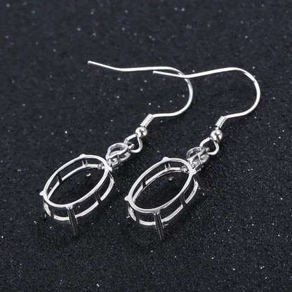 925 Sterling Silver and Cubic Zirconia Earrings - Bird Jewellery Settings