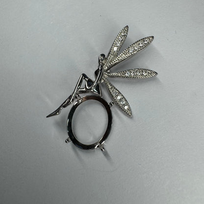 925 Sterling Silver and Cubic Zirconia Pendant