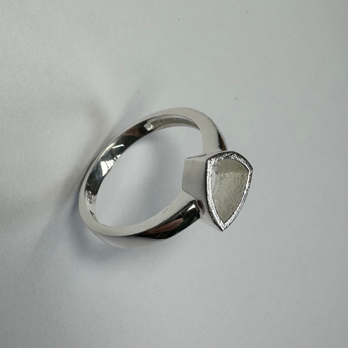 925 Sterling Silver Bezel Set Ring