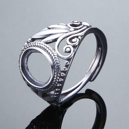 925 Sterling Silver Adjustable Ring