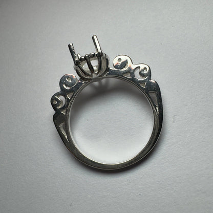 925 Sterling Silver Ring Size 6 or 8 - Bird Jewellery Settings