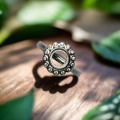 925 Sterling Silver Adjustable Ring