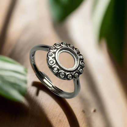 925 Sterling Silver Adjustable Ring