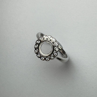 925 Sterling Silver Adjustable Ring - Bird Jewellery Settings