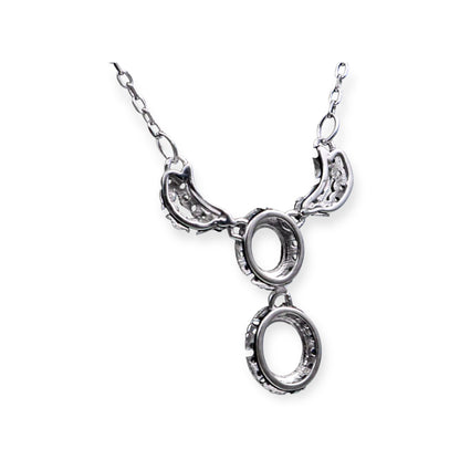 925 Sterling Silver and Cubic Zirconia Necklace