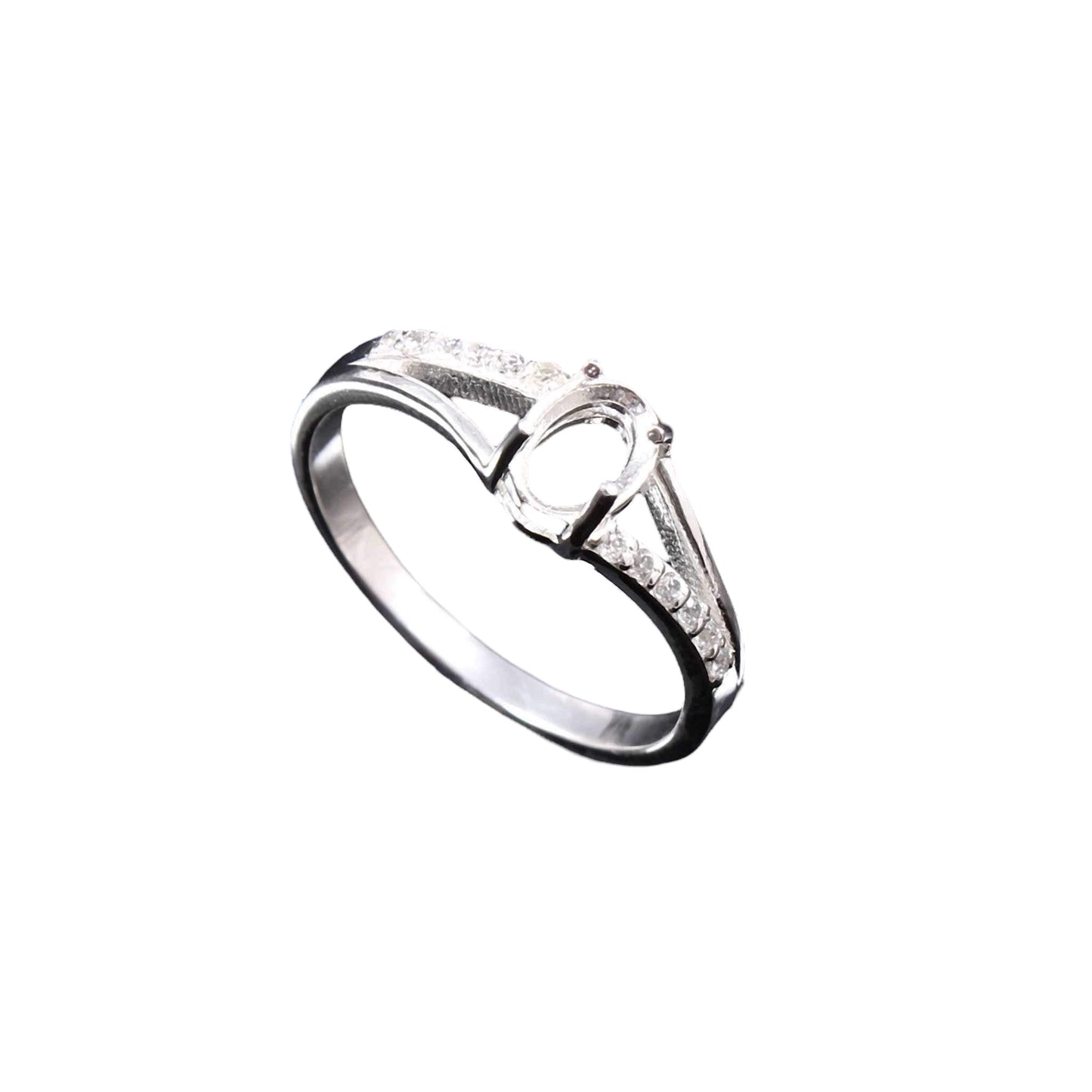 925 Sterling Silver and Cubic Zirconia Ring-Bird Jewellery Settings