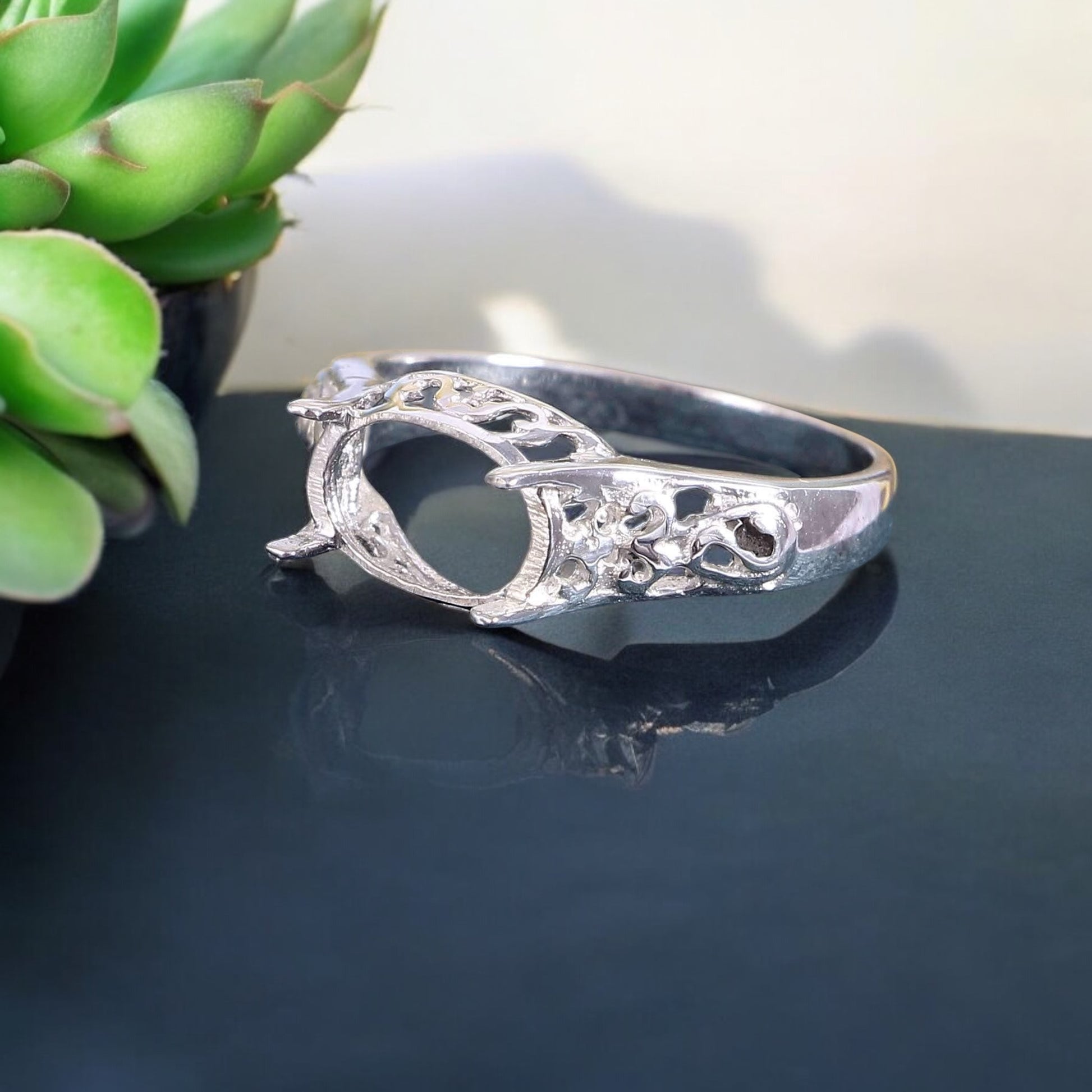 925 Sterling Silver Ring-Bird Jewellery Settings