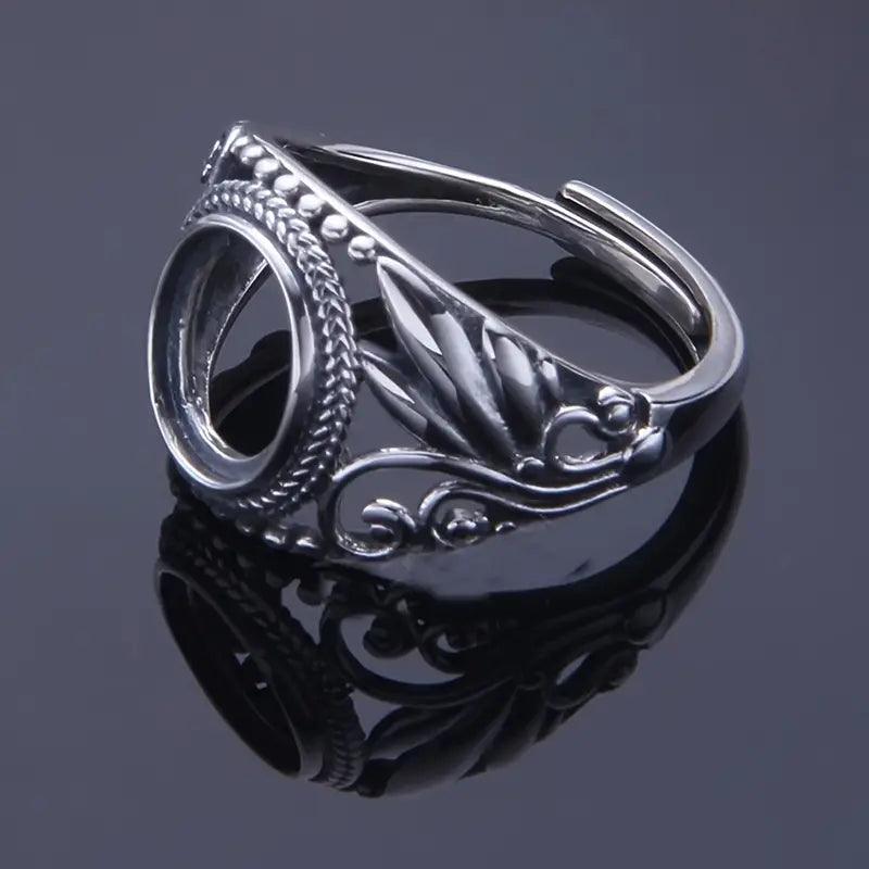 925 Sterling Silver Adjustable Ring - Bird Jewellery Settings