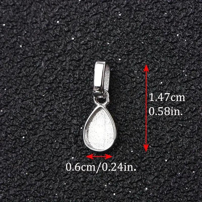 925 Sterling Silver Pear Pendant - Bird Jewellery Settings