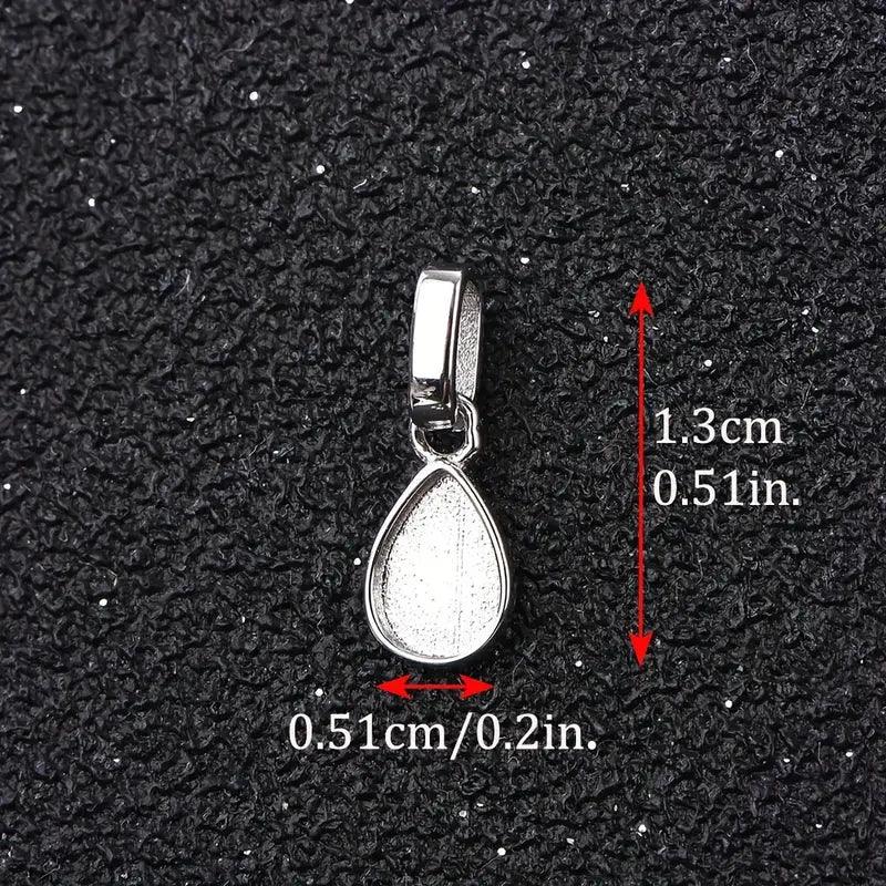 925 Sterling Silver Pear Pendant - Bird Jewellery Settings